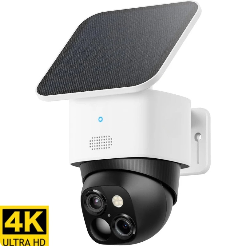 Pan Tilt Bracket - Neue 4K Dual-Kamera Solar-Sicherheitskameras Kabellose Außenkameras