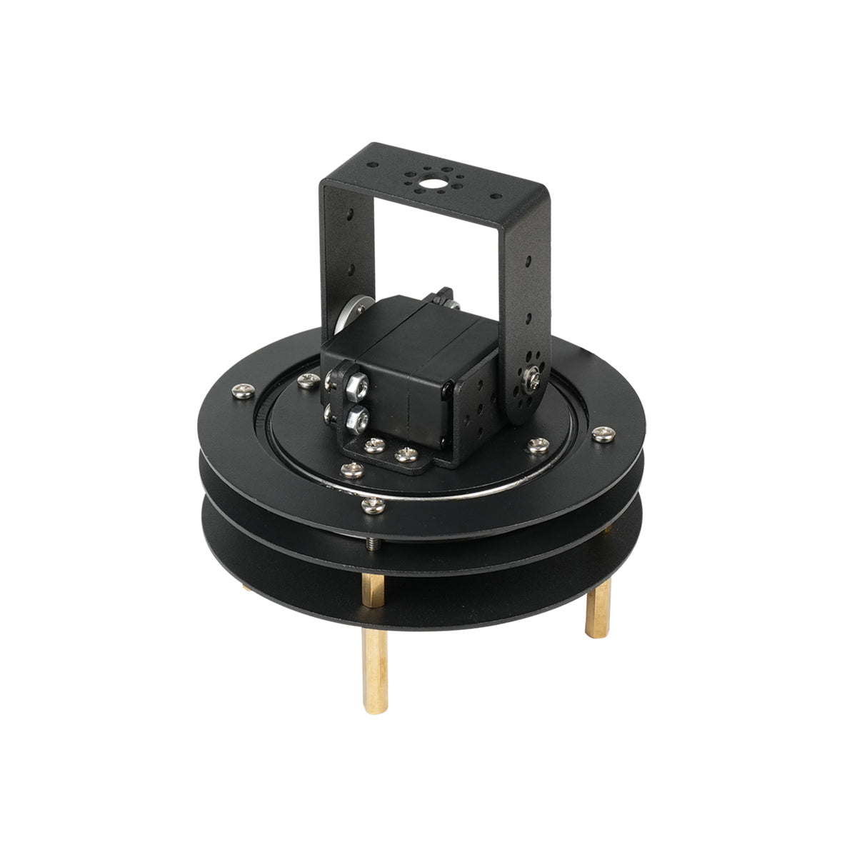 Pan Tilt Bracket - Hiwonder Unmontiertes 2-DURF-Pan-Tilt-Digital-Servo-Kit, Vollmetallhalterung für den