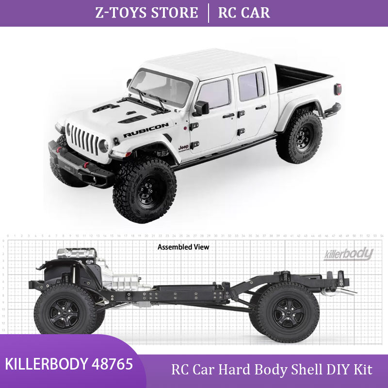 Robot Car Kit - 1/10 Killerbody 48765 RC Auto Hartkarosserie