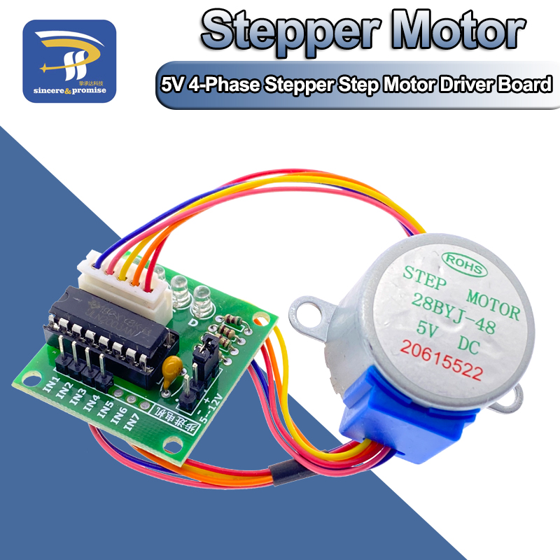 28Byj-48 - Himbeer-Pi-Kit 1 Satz 28byj-48 5V 4-Phasen-Schrittmotor-Treiberplatine