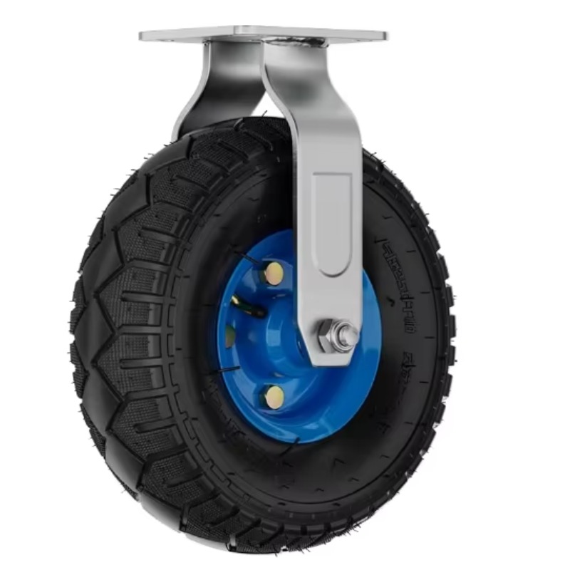 Caster Wheel - Hanak78 Feststehendes Gummi-Lenkrolle, 6-Zoll starres, nicht