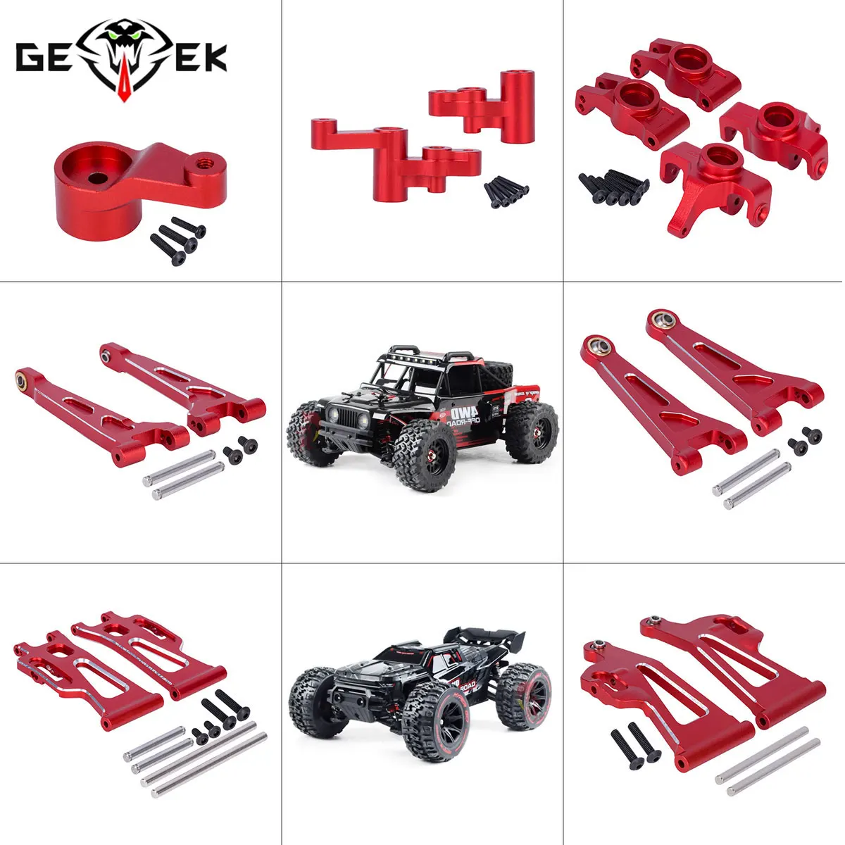 Robot Car Kit - CNC Aluminium Lenkungskupplung Vordere und Hintere