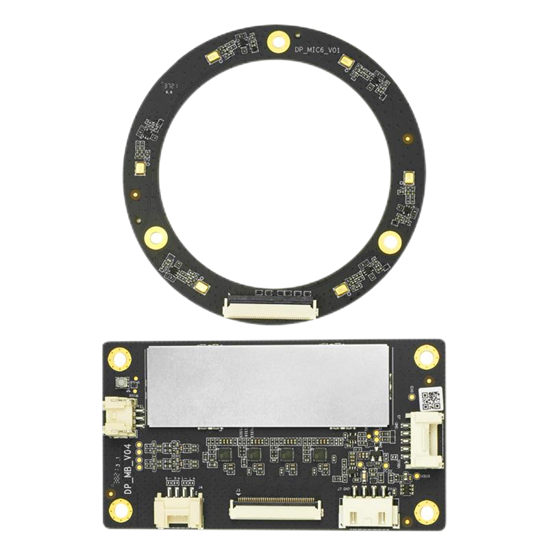 Ros Robot - IFLYTEK Far-Field-Mikrofon-Ring-Array-Modul, Sprachplatine, 6-Mikrofon-Soundquelle, Positionierung und