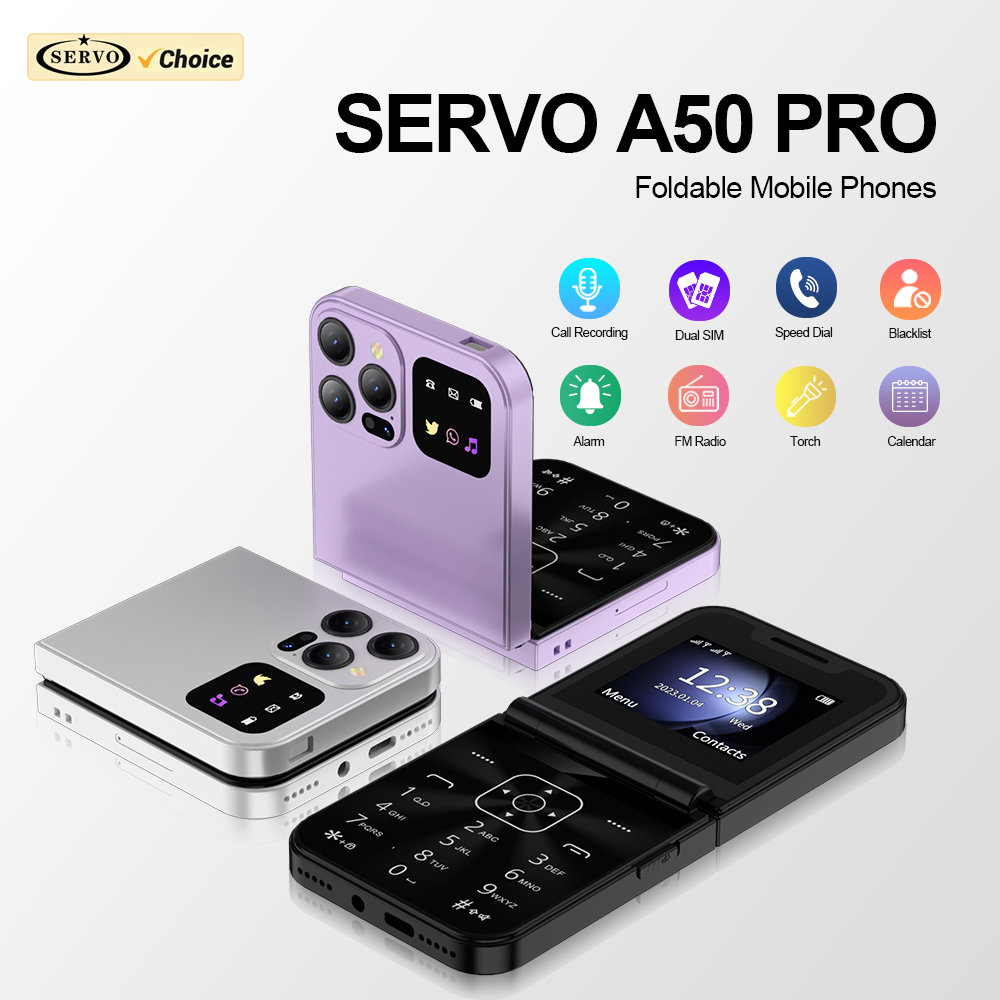 Servo Pan Tilt - SERVO A50 PRO Flip-Handy, 2G GSM,