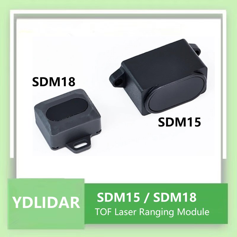 Ros Robot - YDLIDAR SDM15/SDM18 Hochpräzises Entfernungsmessmodul TOF-Entfernungsmessung Blendfrei