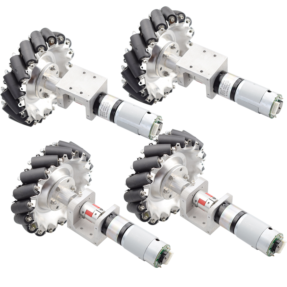 Omni Wheel - 1 Set 100KG Hochleistungs-152mm Omni-Mecanum-Rad mit
