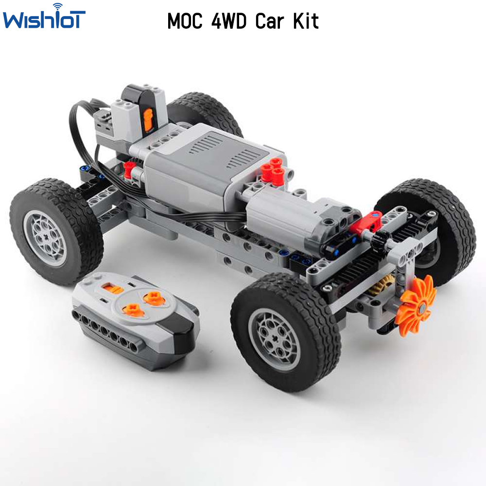 Robot Car Kit - MOC 4WD Fernbedienung Auto Chassis Kit