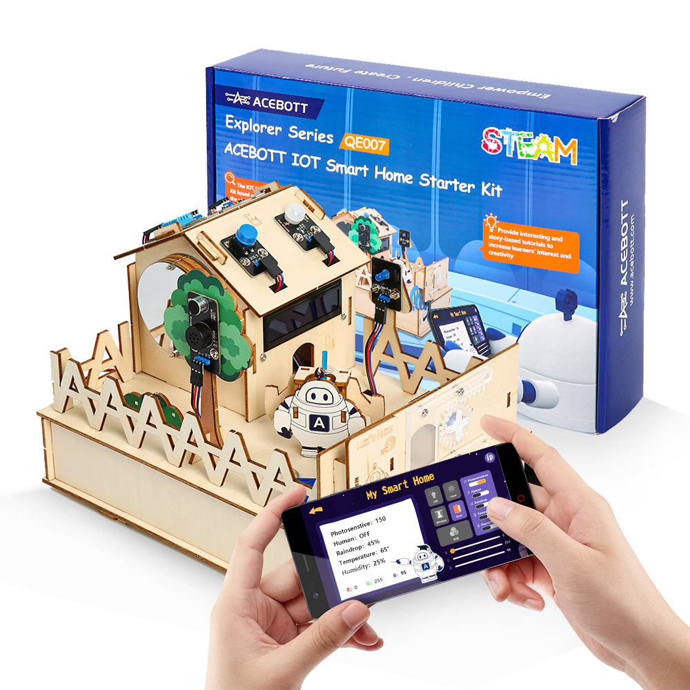 Microbit Robot - Acebott diy smart home kit für