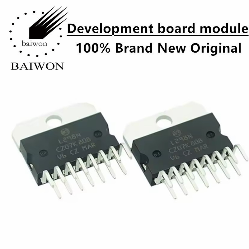 Motor Driver L298N - L298N L298 ZIP-15 Schrittmotor-Treiberchip/Brückentreiber mit internem