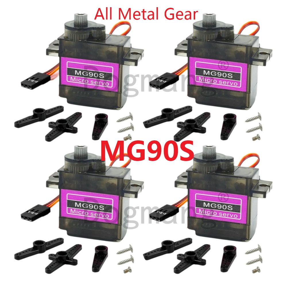 Servo Sg90 - MG90S Servo 1/2/4/10/20/50 Stück Ganzmetallgetriebe 9g