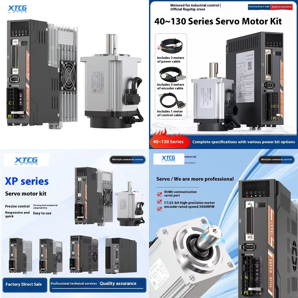 Servo Kit - TengFei Hochleistungs-AC-Servomotor-Treiber-Kit für 220V für 400W
