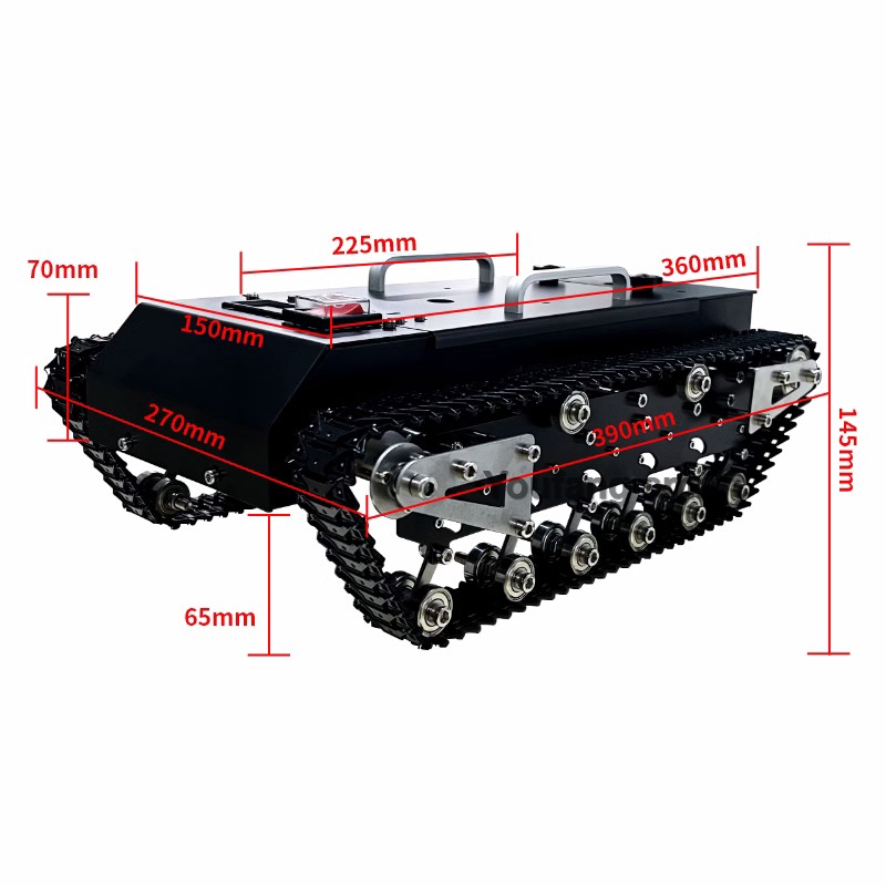 30kg Traglast RC Panzer-Chassi – Stm32 Robot Bewertung und Preis