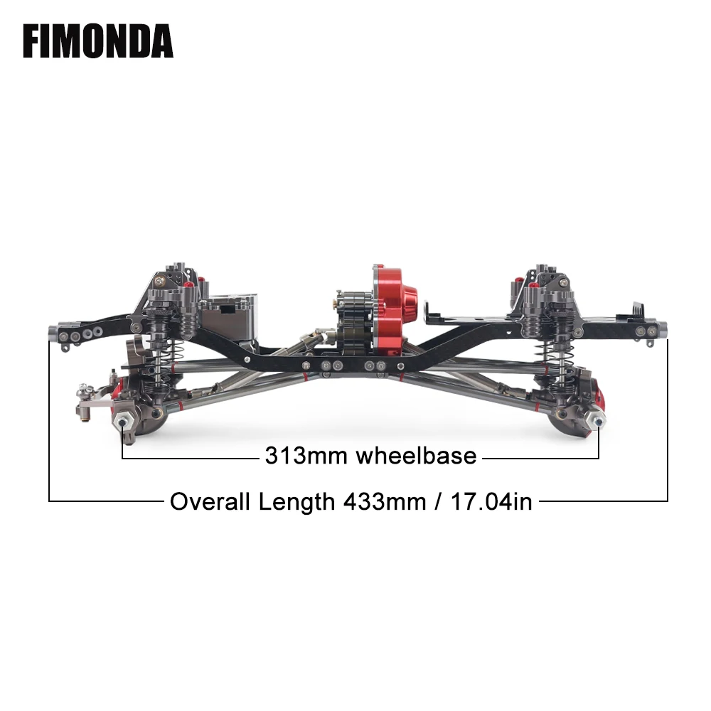 FIMONDA 1/10 RC Crawler Metall – Robot Car Kit Bewertung und Preis