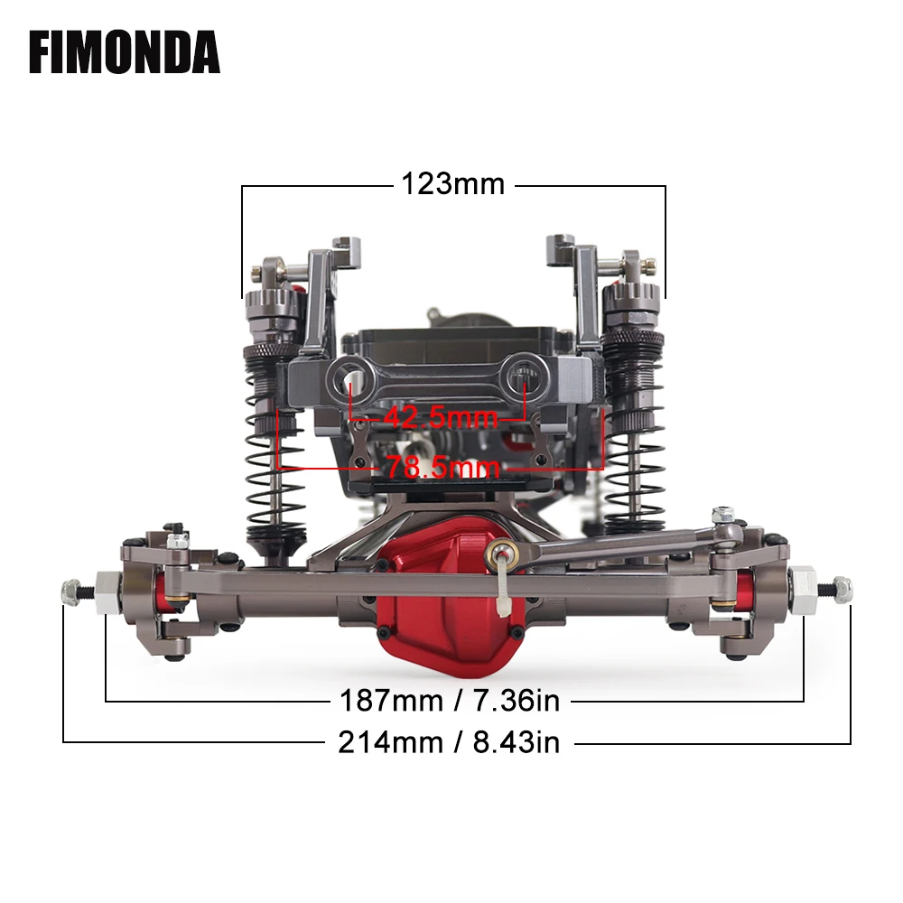 FIMONDA 1/10 RC Crawler Metall – Robot Car Kit Bewertung und Preis