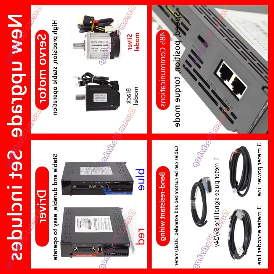 1KW/1,5KW/2KW/2,3KW/2,6KW 220V – Servo Kit Bewertung und Preis