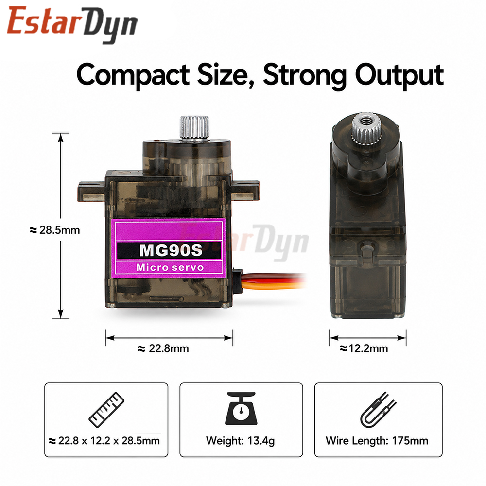 Estardyn MG90S Digitaler Metal – Servo Sg90 Bewertung und Preis