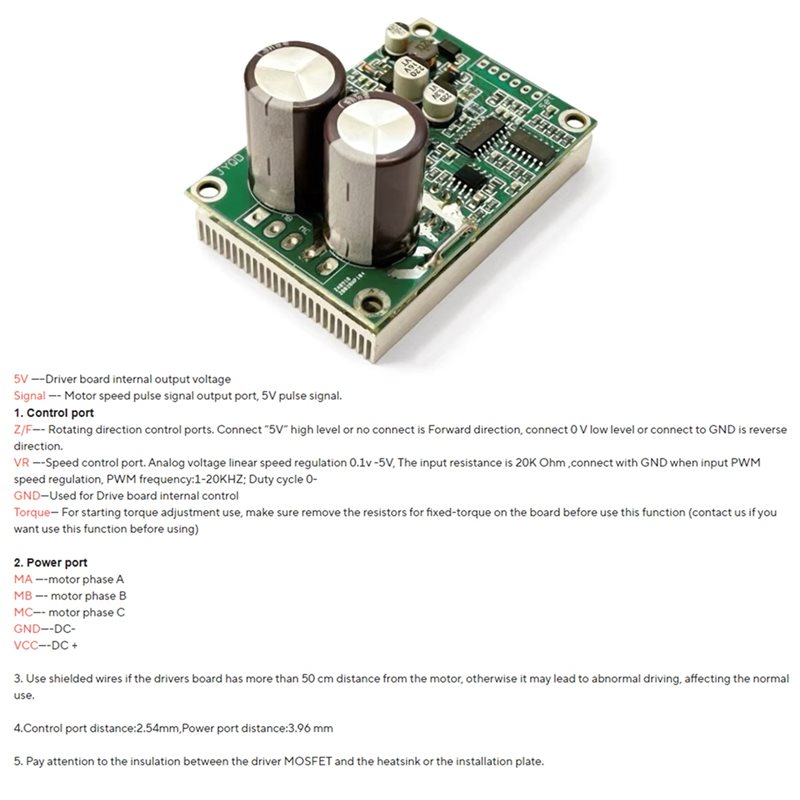 Y43A-JYQD-V6.5E 36V-72V BLDC-M – Motor Driver Module Bewertung und Preis