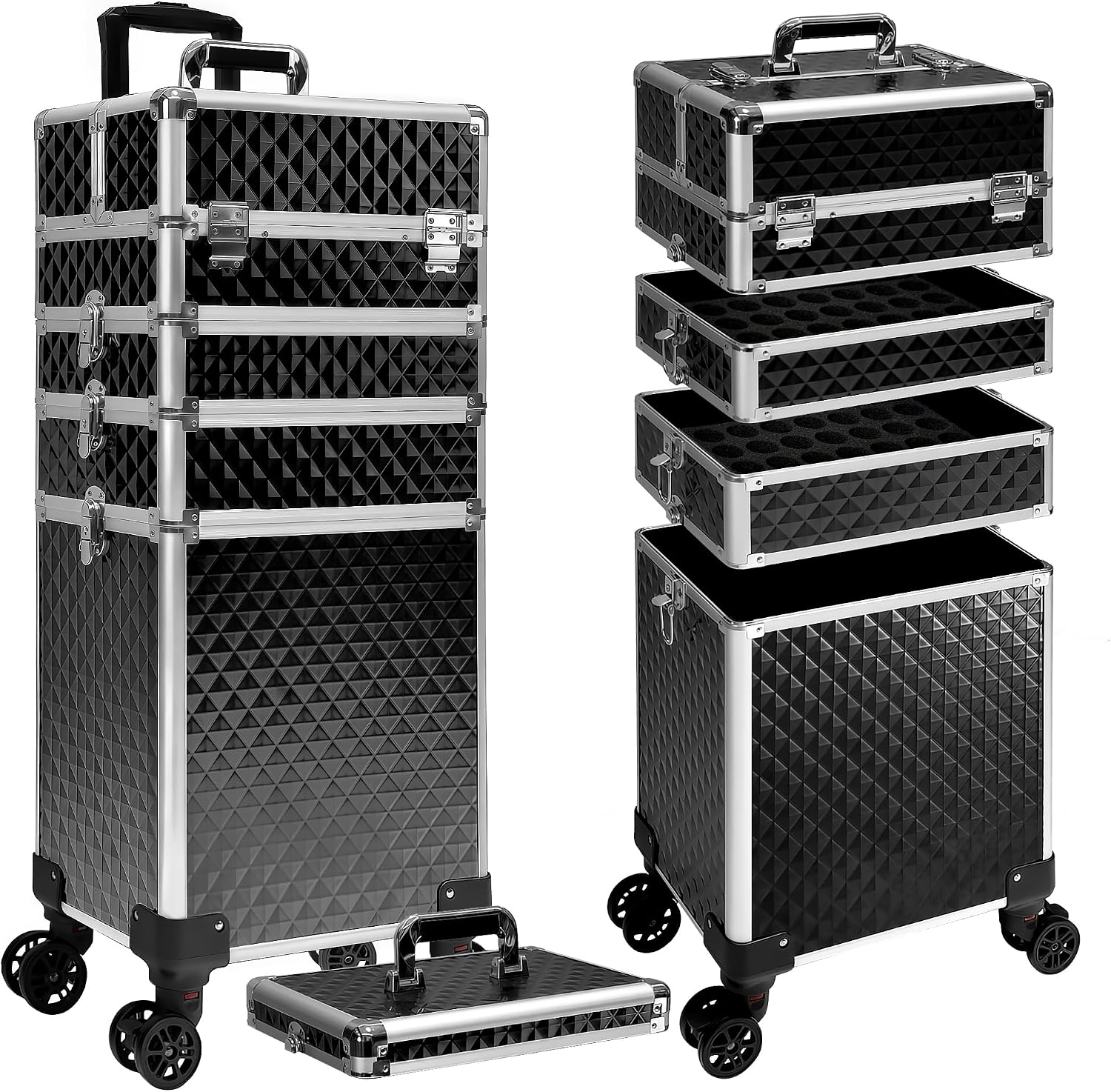 Rollender Make-up-Koffer, Kosm – Caster Wheel Bewertung und Preis