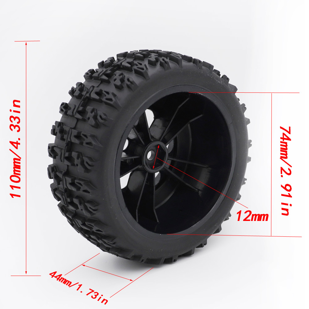 YSIDO 4 Stück 110 mm 1/10 Shor – Omni Wheel Bewertung und Preis