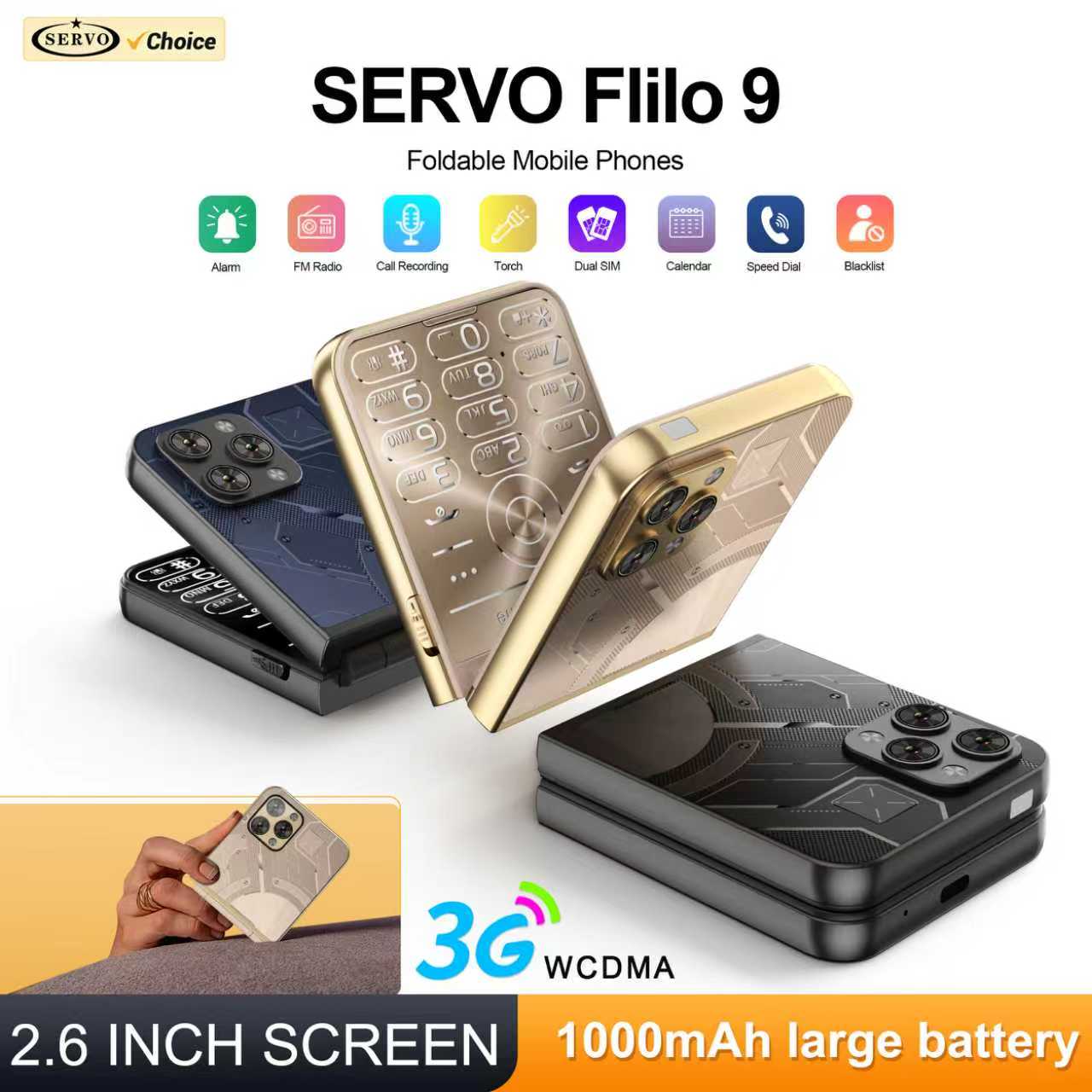 SERVO Flilo9 faltbares Mobilte – Servo Pan Tilt Bewertung und Preis
