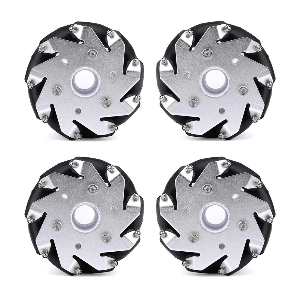4 Stück 60–127 mm Mecanum-Räde – Omni Wheel Bewertung und Preis
