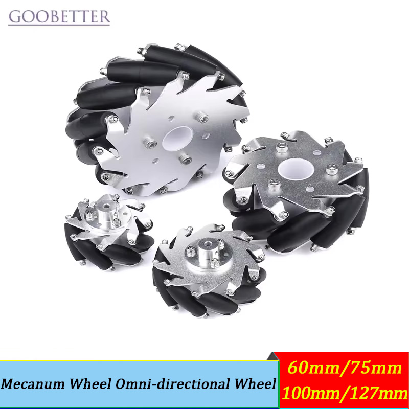 4 Stück 60–127 mm Mecanum-Räde – Omni Wheel Bewertung und Preis