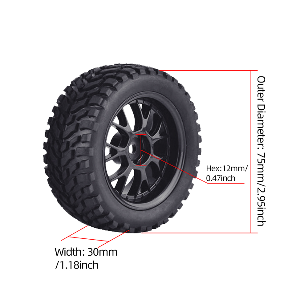 9imod 4 Stück 75 mm Gummi RC R – Omni Wheel Bewertung und Preis