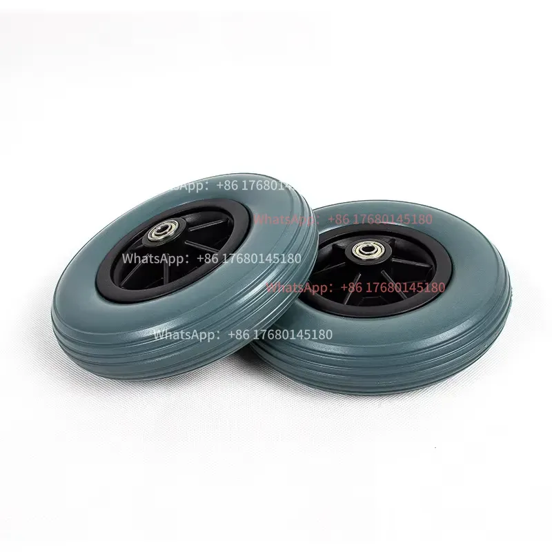8x2 Zoll PU-Schaum Vollgummi-R – Caster Wheel Bewertung und Preis