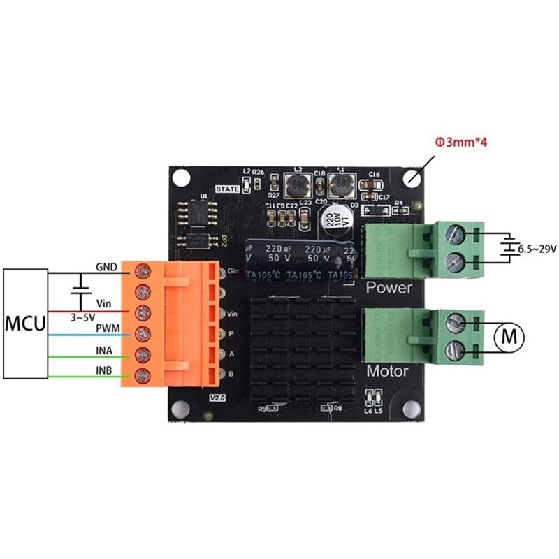 AT02-12V 24V 16A Hochleistungs – Motor Driver Module Bewertung und Preis