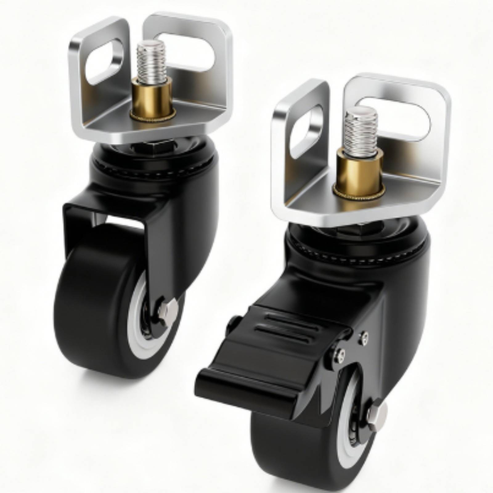 4 Stück Winkelstahl-Lenkrollen – Caster Wheel Bewertung und Preis