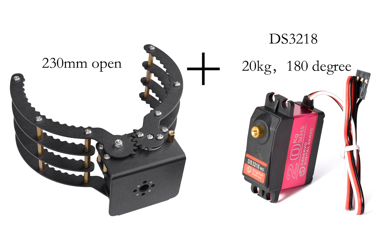 230-mm-Öffnungs-Mechanische Gr – Robot Gripper Claw Bewertung und Preis