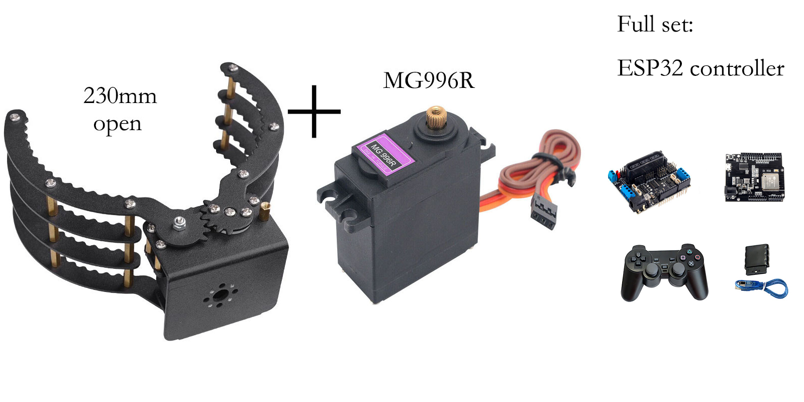 230-mm-Öffnungs-Mechanische Gr – Robot Gripper Claw Bewertung und Preis
