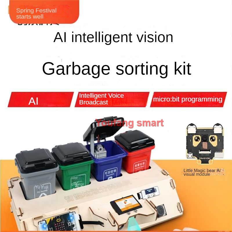 Abfalls ortier roboter Kit Ai  – Microbit Robot Bewertung und Preis