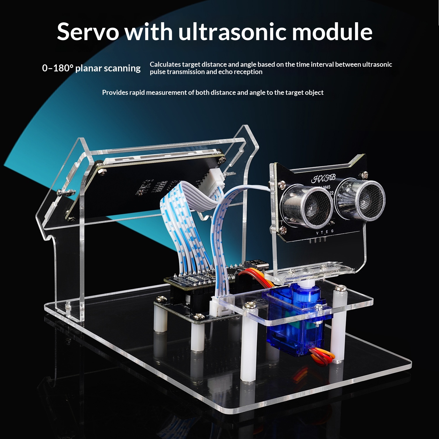 Ultraschallsensor-Radar-Scanne – Servo Kit Bewertung und Preis