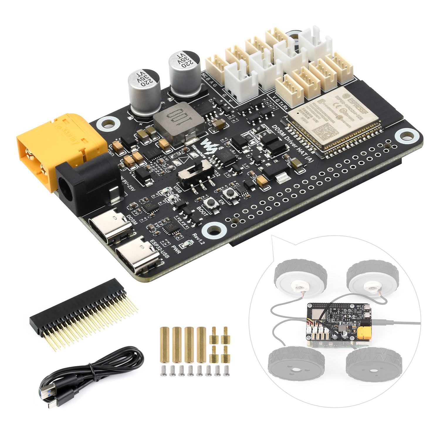 Die Waveshare Direct Drive-Ser – Motor Driver Module Bewertung und Preis