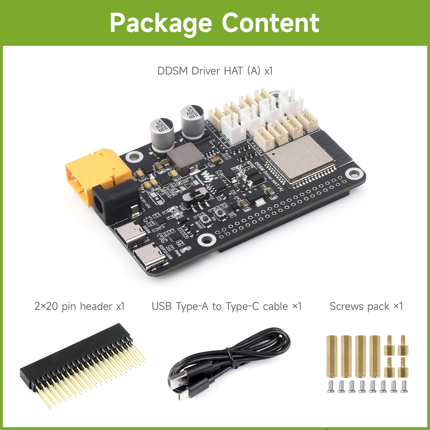 Die Waveshare Direct Drive-Ser – Motor Driver Module Bewertung und Preis